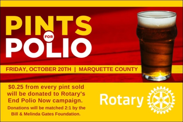 Support the Rotary in their push to end Polio!