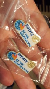 The new pins for Amanda Filizetti.
