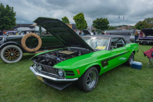 A 1970 Mustang at the HarborFest Car Show