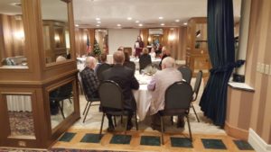 The club was back at Landmark Inn for another wonderful luncheon.
