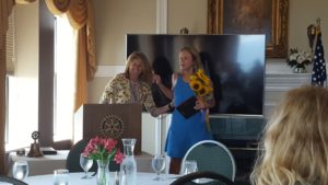 Lucy Grove is the new Marquette West Rotary president.