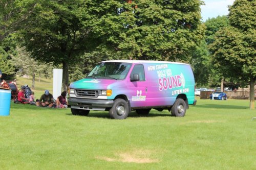 The 106.1 the Sound Van at HarborFest